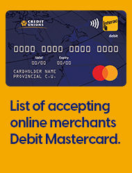 Online merchants Debit Mastercard